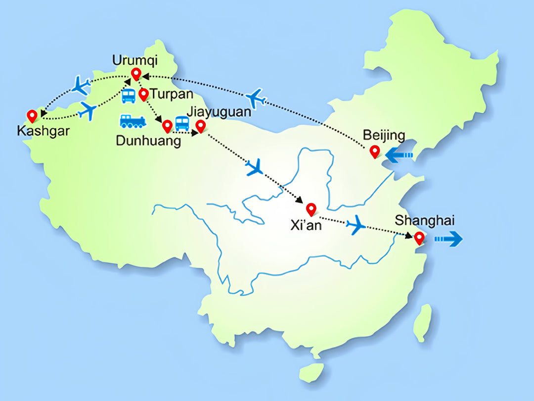 16 Days Marco Polo Silk Road Tour